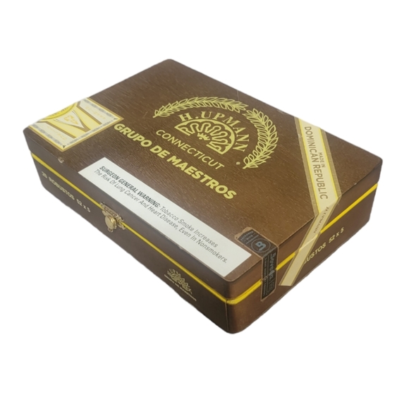 H. Upmann Connecticut EMPTY Wood Cigar Box * Yellow - Picture 3 of 7